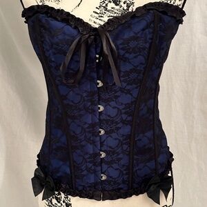 Stunning Lace Up Corset Bustier 2XL Brand New